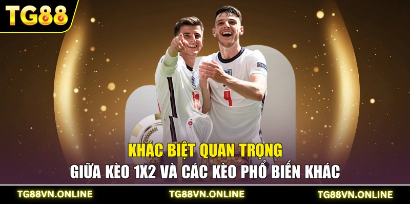 Khác biệt quan trọng giữa kèo 1X2 và các kèo phổ biến khác
