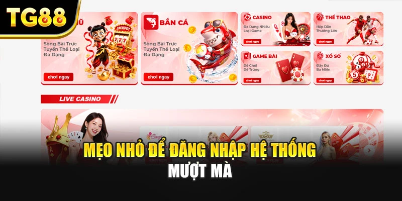 Mẹo nhỏ để đăng nhập hệ thống mượt mà