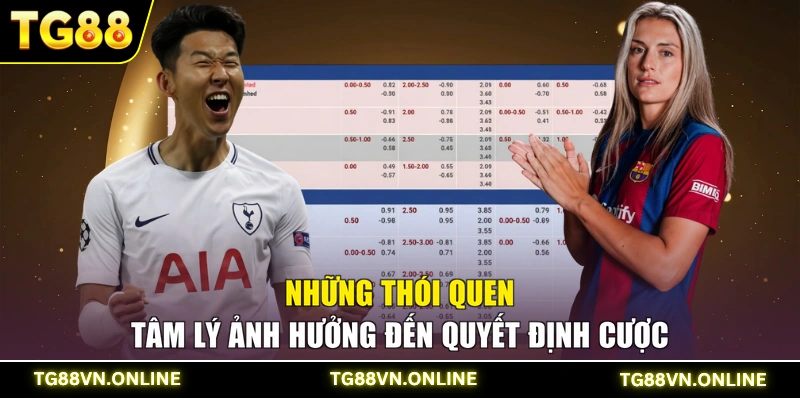 Những thói quen tâm lý ảnh hưởng đến quyết định cược