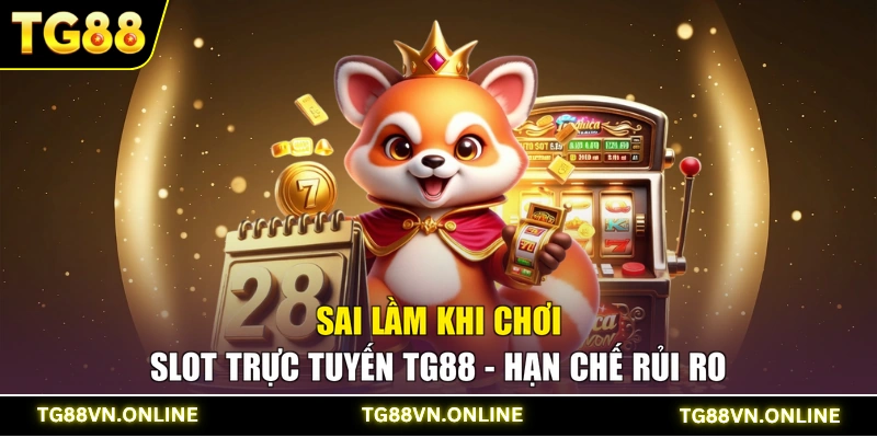 Sai Lầm Khi Chơi Slot Trực Tuyến TG88 - Hạn Chế Rủi Ro